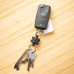 Chaveiro Nite Ize KeyRing 360 com conector rápido magnético em aço inox